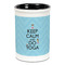 Keep Calm & Do Yoga Ceramic Pencil Holders - Black