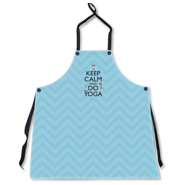 Custom Keep Calm & Do Yoga Apron Without Pockets