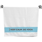 Keep Calm & Do Yoga Bath Towel