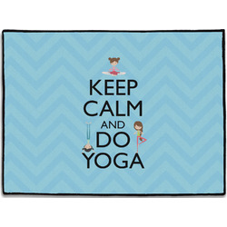 Keep Calm & Do Yoga Door Mat