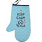 Keep Calm & Do Yoga Left Oven Mitt