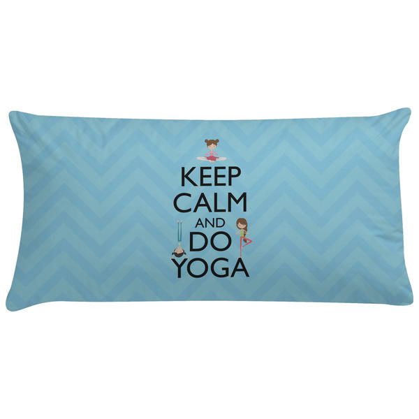Custom Keep Calm & Do Yoga Pillow Case - King