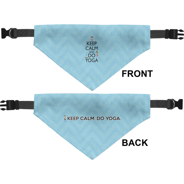 Keep Calm & Do Yoga Pet Bandana Approval