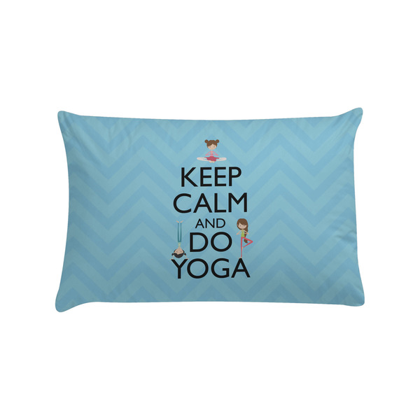 Custom Keep Calm & Do Yoga Pillow Case - Standard