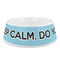 Keep Calm & Do Yoga Plastic Dog Bowl