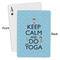 Keep Calm & Do Yoga Playing Cards - Approval