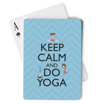 Keep Calm & Do Yoga Playing Cards