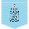 Keep Calm & Do Yoga Pocket T Shirt-Just Pocket