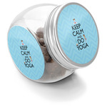 Keep Calm & Do Yoga Puppy Treat Jar