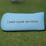 Keep Calm & Do Yoga Blade Putter Cover