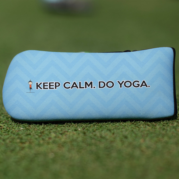 Custom Keep Calm & Do Yoga Blade Putter Cover