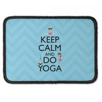 Keep Calm & Do Yoga Iron On Rectangle Patch