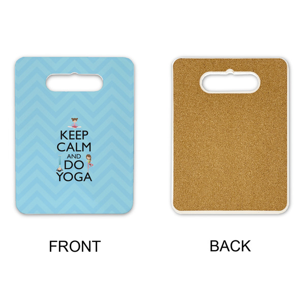 Keep Calm & Do Yoga Rectangle Trivet with Handle - APPROVAL