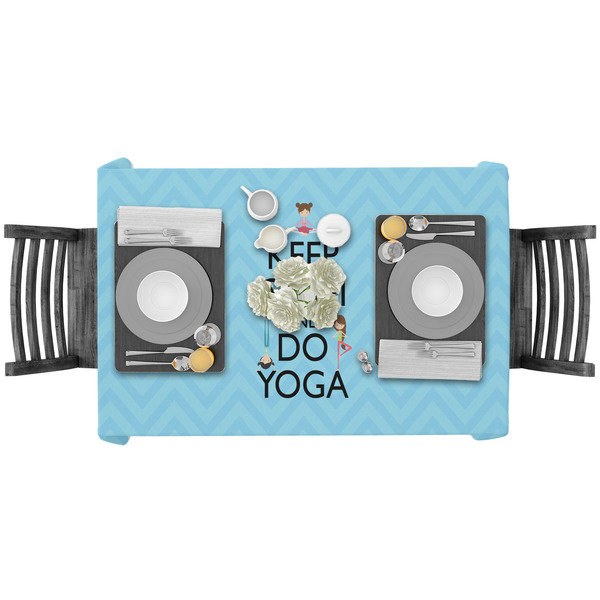Keep Calm & Do Yoga Rectangular Tablecloths - LIFESTYLE