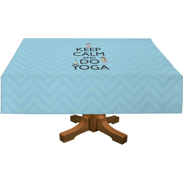 Keep Calm & Do Yoga Rectangular Tablecloths (Personalized)