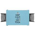 Keep Calm & Do Yoga Tablecloth - 58"x58"
