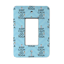 Keep Calm & Do Yoga Rocker Style Light Switch Cover