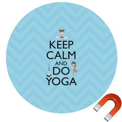 Keep Calm & Do Yoga Car Magnet