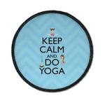 Keep Calm & Do Yoga Iron On Round Patch