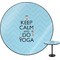 Keep Calm & Do Yoga Round Table Top