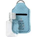 Keep Calm & Do Yoga Hand Sanitizer & Keychain Holder