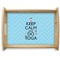 Keep Calm & Do Yoga Natural Wooden Tray - Large
