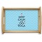 Keep Calm & Do Yoga Natural Wooden Tray - Small