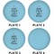 Keep Calm & Do Yoga Set of Lunch / Dinner Plates (Approval)