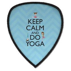 Keep Calm & Do Yoga Iron on Shield Patch A