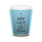 Keep Calm & Do Yoga Ceramic Shot Glass - 1.5 oz - White - Single