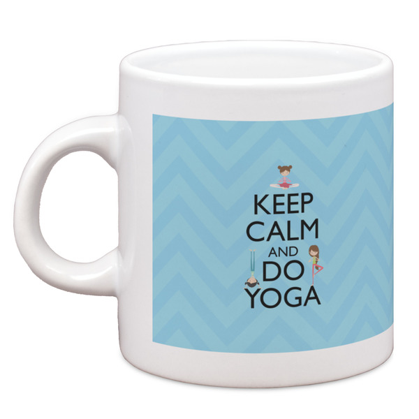 Custom Keep Calm & Do Yoga Espresso Cup