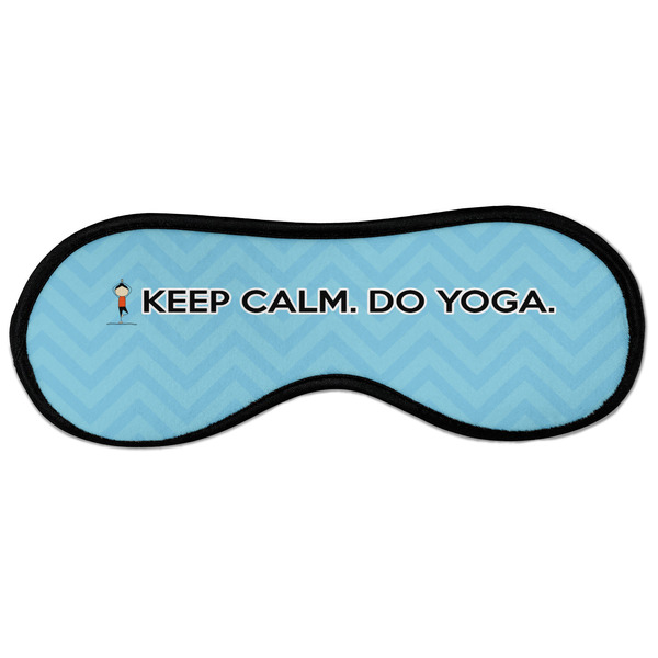 Custom Keep Calm & Do Yoga Sleeping Eye Masks - Large