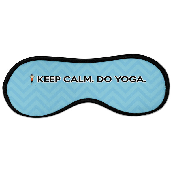 Keep Calm & Do Yoga Sleeping Eye Mask - Front Large