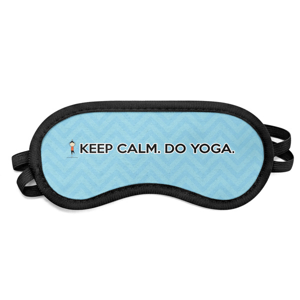 Custom Keep Calm & Do Yoga Sleeping Eye Mask - Small