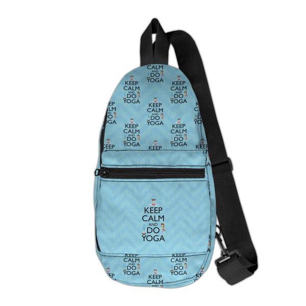 Custom Keep Calm & Do Yoga Sling Bag