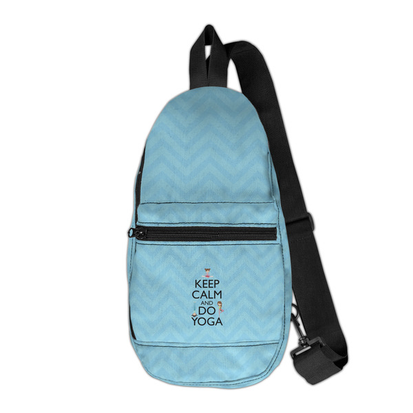 Custom Keep Calm & Do Yoga Sling Bag