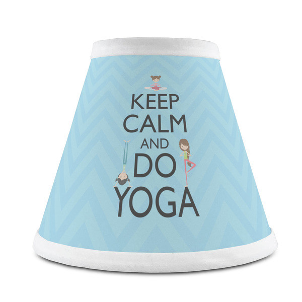 Custom Keep Calm & Do Yoga Chandelier Lamp Shade