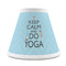 Keep Calm & Do Yoga Small Chandelier Lamp - FRONT