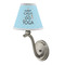 Keep Calm & Do Yoga Small Chandelier Lamp - LIFESTYLE (on wall lamp)