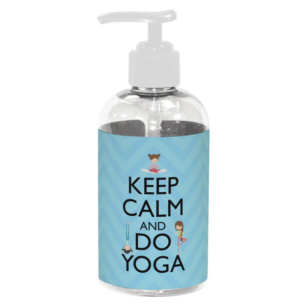 Keep Calm & Do Yoga Small Liquid Dispenser (8 oz) - White
