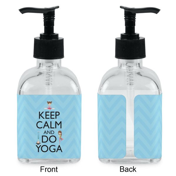 Keep Calm & Do Yoga Glass Soap/Lotion Dispenser - Approval