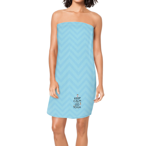 Custom Keep Calm & Do Yoga Spa / Bath Wrap