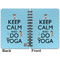 Keep Calm & Do Yoga Spiral Journal 5 x 7 - Apvl