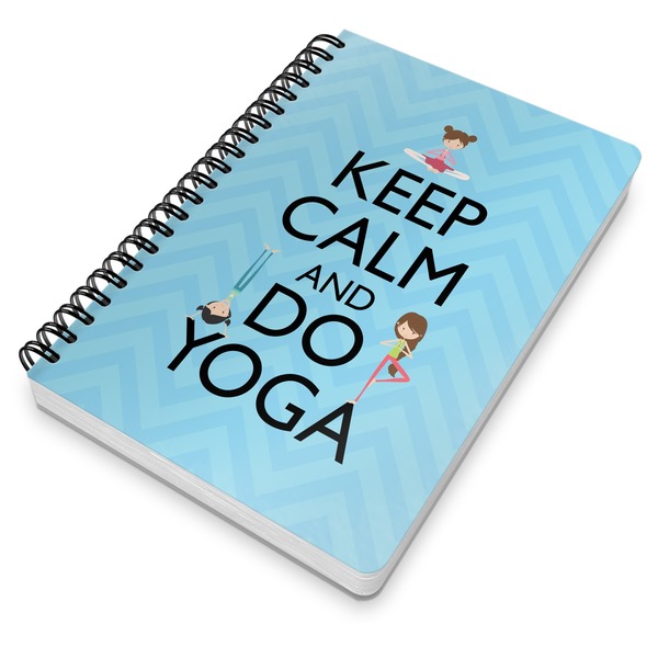 Keep Calm & Do Yoga Spiral Journal 7 x 10 - Main