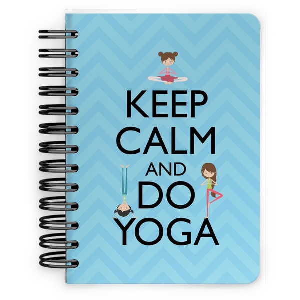 Custom Keep Calm & Do Yoga Spiral Notebook - 5x7