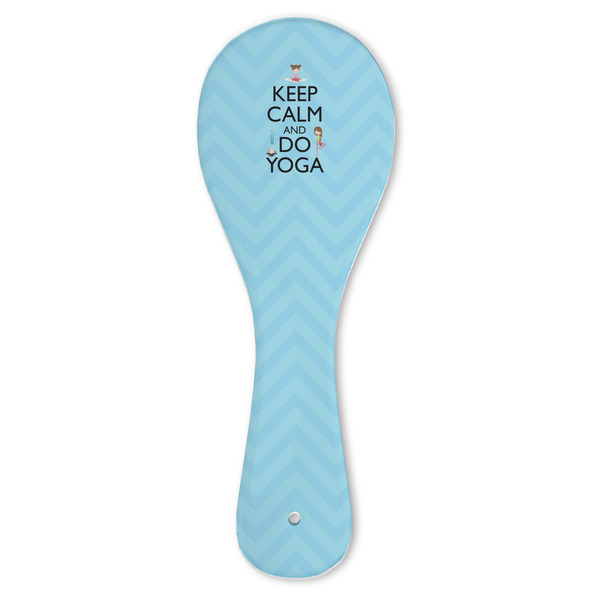 Custom Keep Calm & Do Yoga Ceramic Spoon Rest