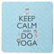 Keep Calm & Do Yoga Square Coaster Rubber Back - Single