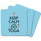 Keep Calm & Do Yoga Square Fridge Magnet - MAIN