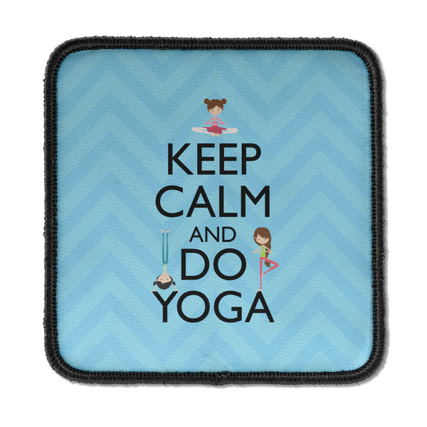 Custom Keep Calm & Do Yoga Iron On Square Patch