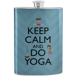 Keep Calm & Do Yoga Stainless Steel Flask